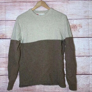 Levi’s Two-Tone Standard Fit Corte Classic Sweater Cream Brown Large